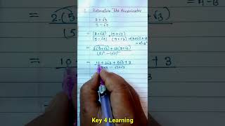 Rationalise the denominator  Class 9  How to Rationalize denominator [upl. by Beaver]