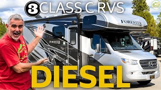 3 Small Diesel Class C RVs Tours All Under 25 Feet  2024 Models [upl. by Virge]