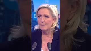 Marine Le Pen future cheffe des armées  shorts radio politique [upl. by Adekram652]