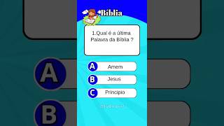 Perguntas Bíblicas quantas você comssegui acertar bíblia quiz [upl. by Remde898]