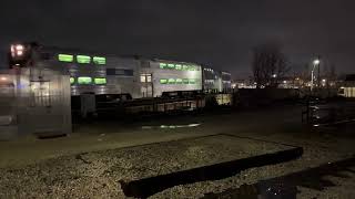 Metra Heritage Corridor Outbound 919 Backing Into The Joliet Yard [upl. by Irek]