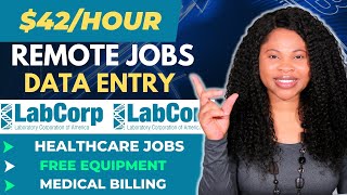 Work From Home Data Entry Jobs w Labcorp  Healthcare Billing 2024 [upl. by Assilac90]