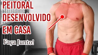 Treino para Peito  Apenas 3 Exercícios  INICIANTES  Faça Junto [upl. by Rodrich]