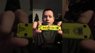 unboxing my cobratec otf automatic knife in the don’t tread on me color ￼￼ [upl. by Fabrianne]