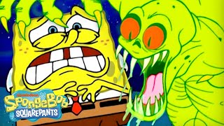 SpongeBob’s SCARIEST Moments Ever 😱  60 Minute Compilation  SpongeBobOfficial [upl. by Martie]