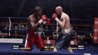 Fight Night Champion Gameplay Jermain Taylor vs Kelly Pavlik [upl. by Cyb819]