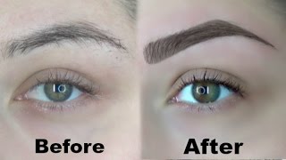 How I Wax And Fill In My Eyebrows Eyebrow Routine [upl. by Notlil]