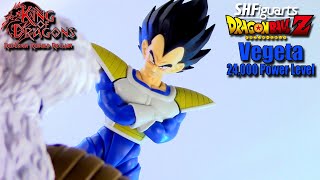 SH Figuarts Dragon Ball Z  Premium Bandai Exclusive  Vegeta 24000 Power Level Review [upl. by Bornstein]