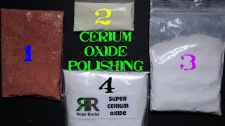 How to Use Cerium Oxide Polishing Powders at Different Grades Optical vs Super Cerium Red vs Yellow [upl. by Yadrahs]