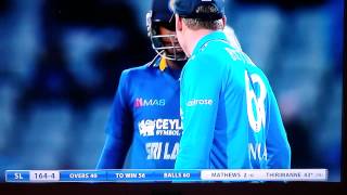 Jos Buttler calls Sri Lanka captain Angelo Mathews a quotCheating Fkquot [upl. by Grekin]