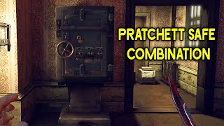 Dishonored  Pratchetts House Safe Combination [upl. by Attenrev497]