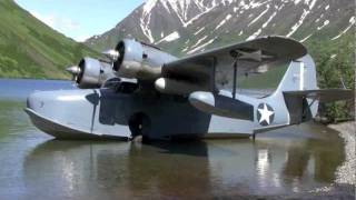 Grumman Goose N703 Crescent Lake Alaska July 92011 [upl. by Christmas]