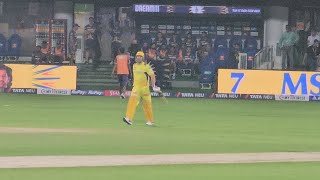 Thala Dhoni Dharisanam  Stadium Full Roar  CSK Vs KKR Today Match  IPL 2024  Naturedotcom [upl. by Deehsar]