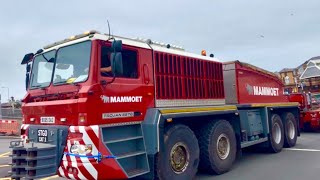 Mammoet TROJAN 8870 8 X 8 leaving Holyhead [upl. by Tobye63]