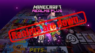 Minecraft bedrock realms are down [upl. by Oisangi359]