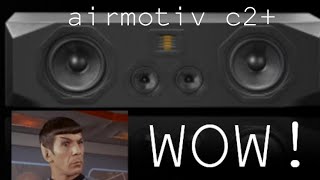 EMOTIVA AIRMOTIV C2 CENTER CHANNEL DEMO • WOW 🤯🤯🤯 [upl. by Meensat]