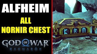 Alfheim  All Nornir Chests Locations  God of War Ragnarök [upl. by Wenger]