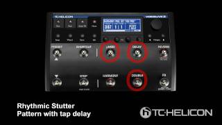 VoiceLive 2 version 12 Beta Demo  Rhythmic Stutter amp Sample Effects [upl. by Bertha]