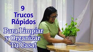 🟣 9 TIPS FÁCILES para un Hogar Limpio y Organizado  Jardineria  Vlogs diarios de Ama de casa [upl. by Yvi746]