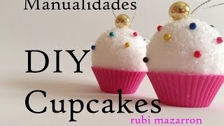 Diy Cupcakes de porexpan [upl. by Odnalra274]