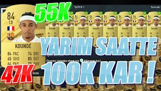 30 DAKİKADA 100K KASTIRAN PARA KASMA YÖNTEMİM  FIFA 23 ULTIMATE TEAM 20M RTG 7 [upl. by Adnarim]