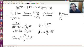 Irreversible and Reversible Adiabatic Compression of Gas Example Chapter 4 Problem 6 [upl. by Ennayd470]