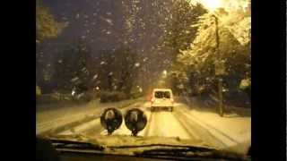 jimny alerte orange neige Grenoble 11 fevrier 2013 [upl. by Warthman]