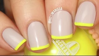 Easy DIY French Manicure Trick Tutorial  KELLI MARISSA [upl. by Wandy294]