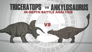 Triceratops vs Ankylosaurus  Battle FACE OFF  InDepth Combat Analysis [upl. by Theresita704]