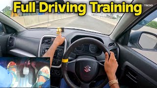 Full Driving Training  Steering Control for Beginners Left and Right side Judgement in car [upl. by Ayihsa]