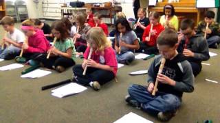 Ode To Joy  4th grader recorders  Jtown [upl. by Ellerahc]