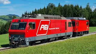 Überfuhr der AB Ge 44 1 von Gossau SG nach Gais [upl. by Rhetta]