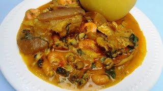 River state native Soup  All About Making Nigerian Soups [upl. by Menedez]