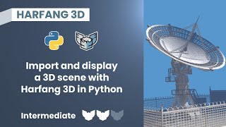 Import and display a 3D scene with Harfang 3D in Python [upl. by Alahcim]