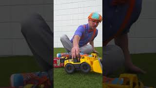 Blippi Plays with an Excavator Toy Shorts [upl. by Nytsrik776]