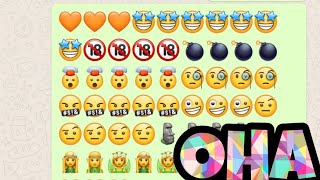 Geheime Whatsapp Emojis 😶😱❤️ [upl. by Drofnelg24]