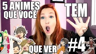 5 ANIMES DESCONHECIDOS QUE VOCÊ TEM QUE VER 4 [upl. by Oilcareh]