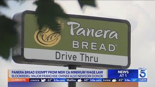 Panera Bread exempt from following California’s new minimum wage law due to relationship with Newsom [upl. by Bil]