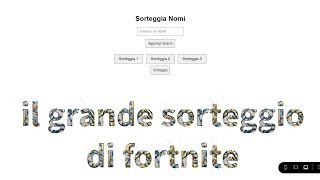 il sorteggio dei 500 iscritti [upl. by Lilac125]