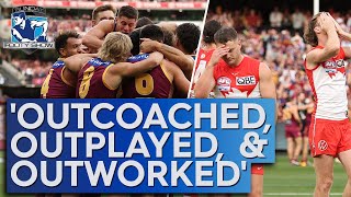 The panel unpacks Brisbanes DEMOLITION of Sydney and what it means for Longmire  Sunday Footy Show [upl. by Sirenay822]