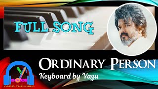 Ordinary Person  LEO  Keyboard Version with Lyrics [upl. by Cadmar]