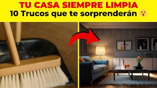 10 Trucos De LIMPIEZA INCREÍBLES Para Un HOGAR IMPECABLE 🏡✨ [upl. by Sinnoda]