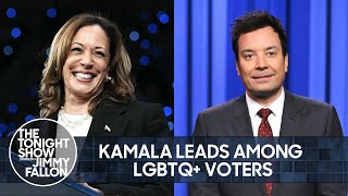 Kamala Holds Massive Lead Over Trump Among LGBTQ Voters The Golden Bachelorette Premieres [upl. by Lira514]