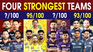 TOP Four Strongest IPL Teams   IPL2024 [upl. by Silevi]