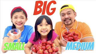 BIG VS MEDIUM VS SMALL BOWL CHALLENGE  KAYCEE amp RACHEL in WONDERLAND FAMILY [upl. by Phila]