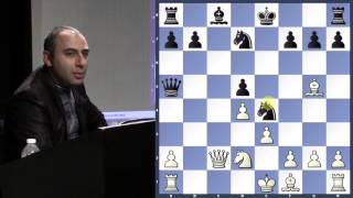 QGD Ragozin Variation Middlegame  GM Varuzhan Akobian  20151020 [upl. by Alram]