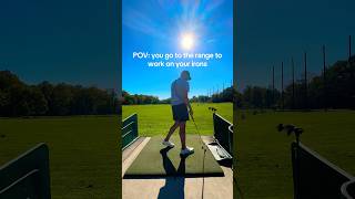 GOING TO THE RANGE TO WORK ON YOUR IRONS youtubeshorts ytshorts golflife [upl. by Byrd]