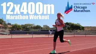 12x400 TRACK WORKOUT short rest  ANGEL WING WEDNESDAY [upl. by Ran]