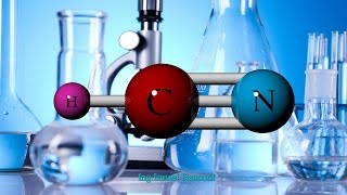 Hydrogen Cyanide 3D Molecule Animation [upl. by Elmaleh]