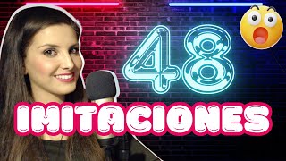 😱​ 48 IMITACIONES de famosos y personajes en 8 minutos  Imitaciones de voces  Imitadora [upl. by Drof]